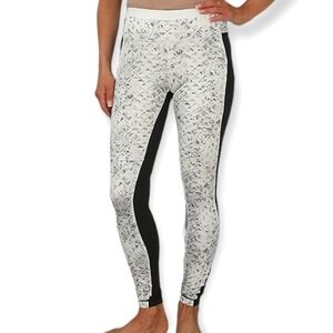 Lululemon Athletica Snake Print and Black Hi-Waist Leggings 4